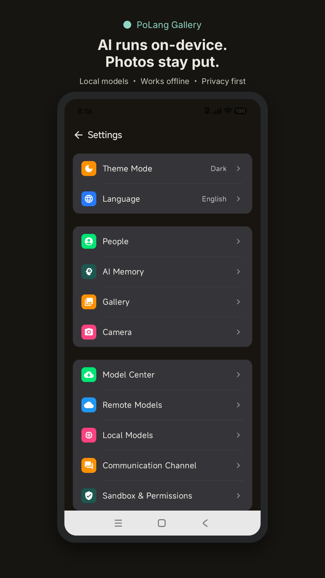 On-device privacy
